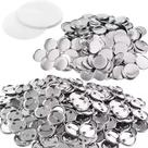 Botton Kit Alfinete Metal Broche Redondo 32mm Marpax 50un