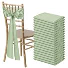 Bouiexye, 50 peças, faixas de cadeira de cetim verde sálvia, laços, cadeira universal, gravatas, faixa traseira, faixa para festas de casamento, eventos, banquetes, decoração de capa de cadeira de eventos de hotel (7 x 108 polegadas) Bouiexye, 50 peças, faixas de cadeira de cetim verde sálvia, laços, cadeira universal, gravatas, faixa traseira, faixa para festas de casamento, eventos, banquetes, decoração de capa de cadeira de eventos de hotel (7 x 108 polegadas)