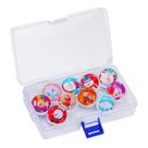 Bouncy Balls Deeinyoo Christmas 30 mm Rubber Kids 10 unidades com caixa