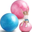 Bouncy Balls Jadive Marbleized 60 cm com bomba de ar para crianças, 2 unidades