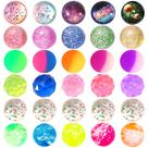 Bouncy Balls Pllieay 30 peças de borracha de 32 mm para crianças com bolsa