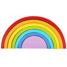 Boutique Rainbow Bricks Arch Bridge Shizhi para crianças