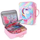 Bow Organizer Fruobeyla Pink Unicorn para menina Bow Organizer Fruobeyla Pink Unicorn para menina