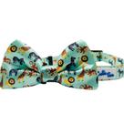 Bow Tie Cutie Ties Zoo Friends para cães, pano de manteiga de 5 x 10 cm