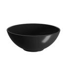Bowl 120ml Preto Coza Plástico Molheira Sunomono Shimeji Redondo Servir Molhos Geleias