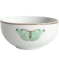 Bowl 250ML 13cm por 6,2 cm Borboleta em porcelana Brown LHermitage