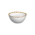 Bowl De Cerâmica Branco 500Ml Bambu Scalla