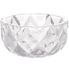 Bowl de Cristal Lyor Diamond Deli para Sobremesas Frutas Potinho Decorativo Porta Objetos