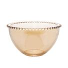 Bowl de Cristal Pearl Bolinha Grande Ambar 21 x 12cm - Unid. Bowl de Cristal Pearl Bolinha Grande Ambar 21 x 12cm - Unid.