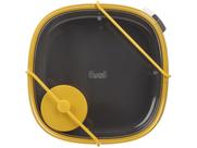 Bowl de Polipropileno e Silicone Amarelo e Preto