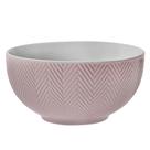 Bowl de Porcelana Textura Frozen 540ml Rosa