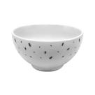 Bowl em Porcelana Formiguinha Branco/Preto 440ml Hauskraft