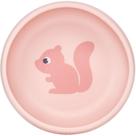 Bowl em silicone com ventosa cloudy esquilo - rosa - buba