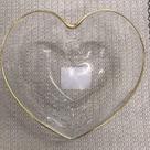 Bowl Em Vidro Martelado Heart We Make - Un
