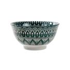 Bowl Geométrico Cerâmica Verde 12.5Cm