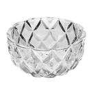 Bowl Sobremesas Decoração Centro de Mesa de Cristal Deli Diamond 25cm x 13cm - Lyor