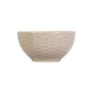 Bowl Tigela Creme Relevo Ondas 416 ml Germer Porcelanas