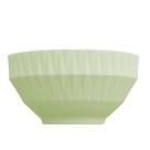 Bowl Tigela Sobremesa Verde Relevo Diamante 422 ml Porcelana