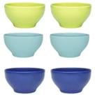 Bowls para Cereais, Açai , Colorido 600ml 14cm 6un Oxford
