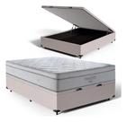 Box Baú Bege Com Colchão Ortobom Freedom Casal Box Baú Bege Com Colchão Ortobom Freedom Casal