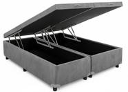 Box Baú Bipartido King 96 Blindado na Chapa de Madeira Diversas Cores 203x193x42
