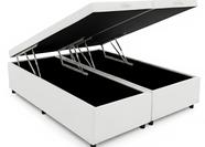 Box Baú Bipartido Queen 79 Blindado na Chapa de Madeira Diversas Cores 198x158x42