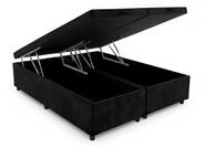 Box Baú Bipartido Queen 79 Blindado na Chapa de Madeira Diversas Cores 198x158x42