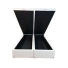 Box Baú Bipartido Queen 79 Blindado na Chapa de Madeira Diversas Cores Linhão 198x158x42