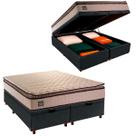 Box Bau Blindado e Colchão Queen D45 Belmont Hellen Cinza