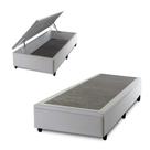 Box Baú Branco Solteiro 96x203x45 - King House