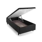Box Baú Herval Solteiro Idea, Preto, 46 x 88 x 188 cm Box Baú Herval Solteiro Idea, Preto, 46 x 88 x 188 cm