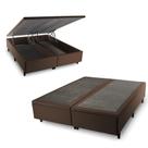 Box Baú Marrom Queen Size 158x198x45 - King House