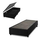Box Baú Preto Solteiro 88x188x45 - King House