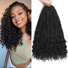 Box Braids Crochet Hair Sixi Beauty Goddess 30 cm, 8 pacotes