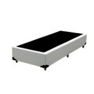 Box Branco de Cama Solteiro Resistente Box Branco de Cama Solteiro Resistente