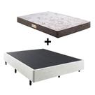 Box Casal Reforçado + Colchão Ecoflex Espuma D23