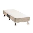 Box Castor Premium Bege Solteiro Americano 96x203x40cm
