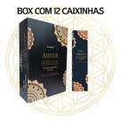 BOX Com 12 Cxs Incenso Goloka Indiano Vareta Linha BLACK