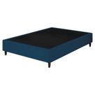 Box de Cama BX560 Arte Cúbica 138x188 Azul
