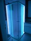 Box de vidro com LED Box de vidro com LED