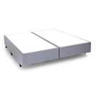 Box King Desmontável Herval CORE, Jacquard Cinza Claro, 39x193x203 cm