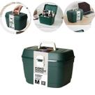 Box Organizadora Leve Multiuso Com Divisória M Cor Verde Box Organizadora Leve Multiuso Com Divisória M Cor Verde