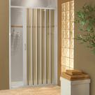 Box Para Banheiro de PVC 185x70cm Sanfonado Frontal BCF