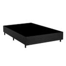 Box para cama casal 1,38 x 1,88cm preto sommie