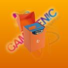 Box para cartas 100+ laranja - gmg060