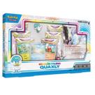 Box Pokemon Coleção Paldea Quaxly 40 Cartas Broche Copag