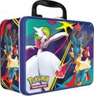 Box Pokemon TCG: Collector Chest Mega Evolução Lucario Gardevoir Booster Cartas Em Ingles