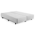 Box Queen Herval Idea, Jacquard Branco, 39x158x198 cm