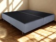 Box Queen Size 1,58x1,98x30 Norraum Veludinho Cinza Box Queen Size 1,58x1,98x30 Norraum Veludinho Cinza