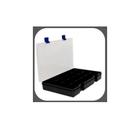 Box30 preto c/tampa trans e trava azul
